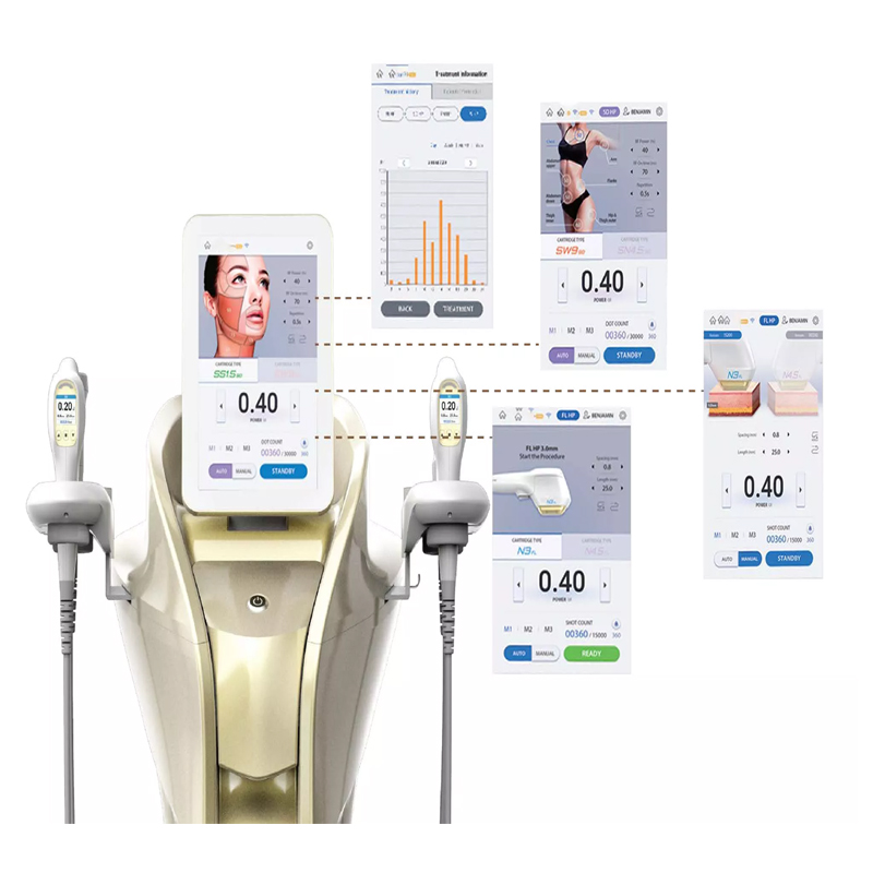 HIFU Body Slimming Face Lifting Wrinkle Removal High Intensity Ultrasound Skin Tightening Device