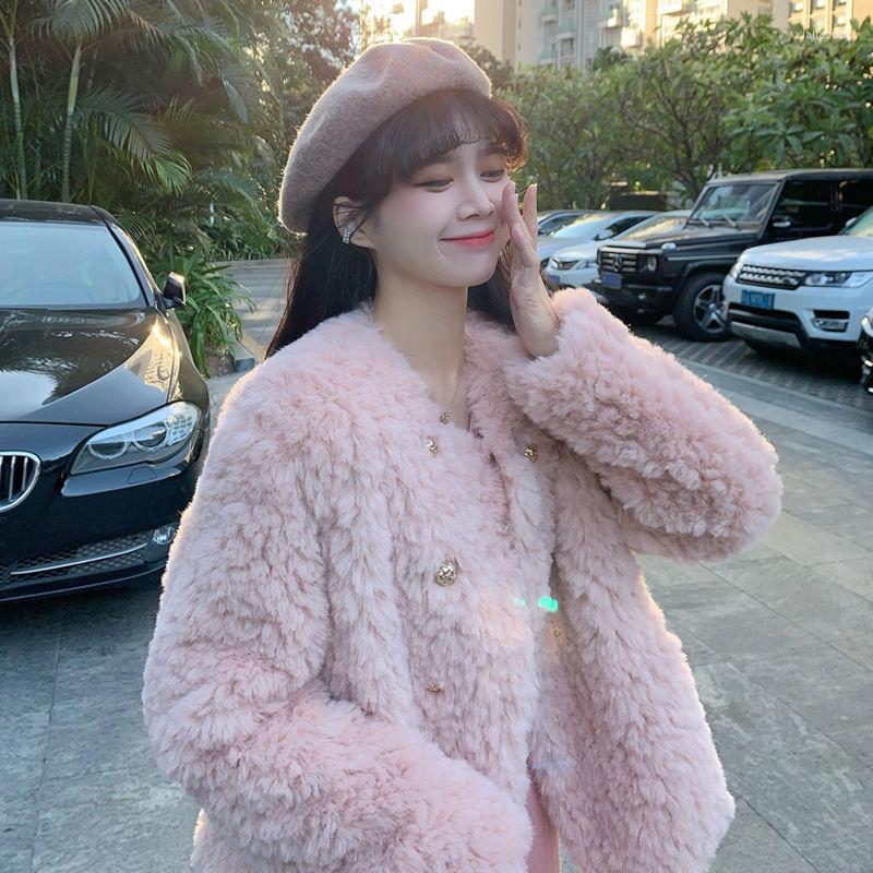 Women' Fur Faux Coats Women 2022 Winter High Quality Warm Elegant Plush Jacket Femme Office Lady Fashion Long-sleeved Jackets D58, Tupian se
Women' Fur Faux Coats Women 2022 Winter High Quality Warm Elegant Plush Jacket Femme Office Lady Fashion Long-sleeved Jackets D58, Tupian se