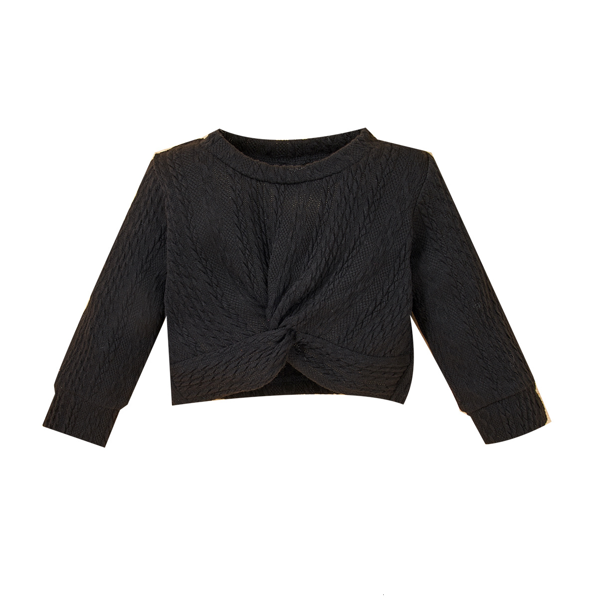 Pullover born Baby Girl Clothes Black Crew Neck Long Sleeve Cross Folds Knit Sweater Autumn Winter Infant Outfits 024 Months 221114
Pullover born Baby Girl Clothes Black Crew Neck Long Sleeve Cross Folds Knit Sweater Autumn Winter Infant Outfits 024 Months 221114