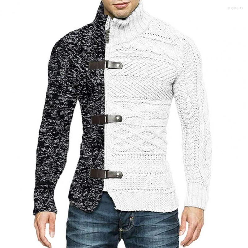 Men's Sweaters Chic Autumn Sweater Coat Slim Fit Thermal Buckle Individual Men Winter, Black
Men's Sweaters Chic Autumn Sweater Coat Slim Fit Thermal Buckle Individual Men Winter, Black