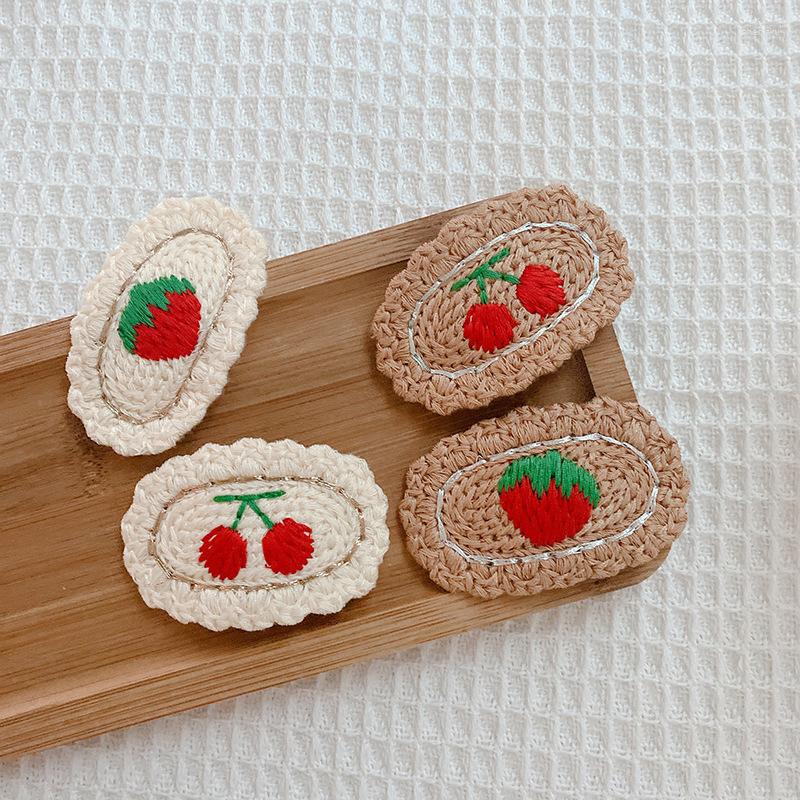 Hair Accessories 2pcs Children Cute Clips Cherry Strawberry Milk Tea Hairpin Knitted Oval Wool For Girls Headbands Baby
Hair Accessories 2pcs Children Cute Clips Cherry Strawberry Milk Tea Hairpin Knitted Oval Wool For Girls Headbands Baby