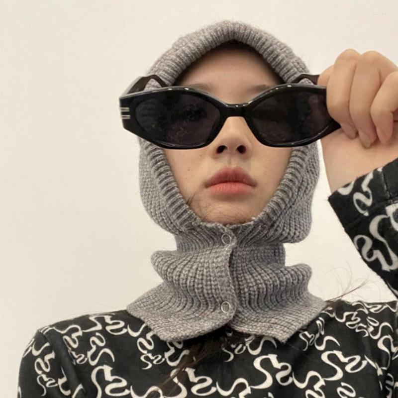 Berets Cold Resistant Solid Color Winter Thermal Men Women Knit Neck Warmer Cap For, Beige
Berets Cold Resistant Solid Color Winter Thermal Men Women Knit Neck Warmer Cap For, Beige