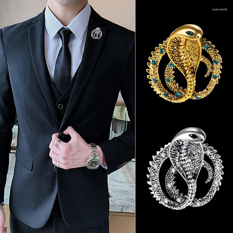 Brooches Retro Men's Brooch Personality Corsage Accessories Temperament Suit Sweater Pin Korean Version Of The Wild Creative Snake
Brooches Retro Men's Brooch Personality Corsage Accessories Temperament Suit Sweater Pin Korean Version Of The Wild Creative Snake