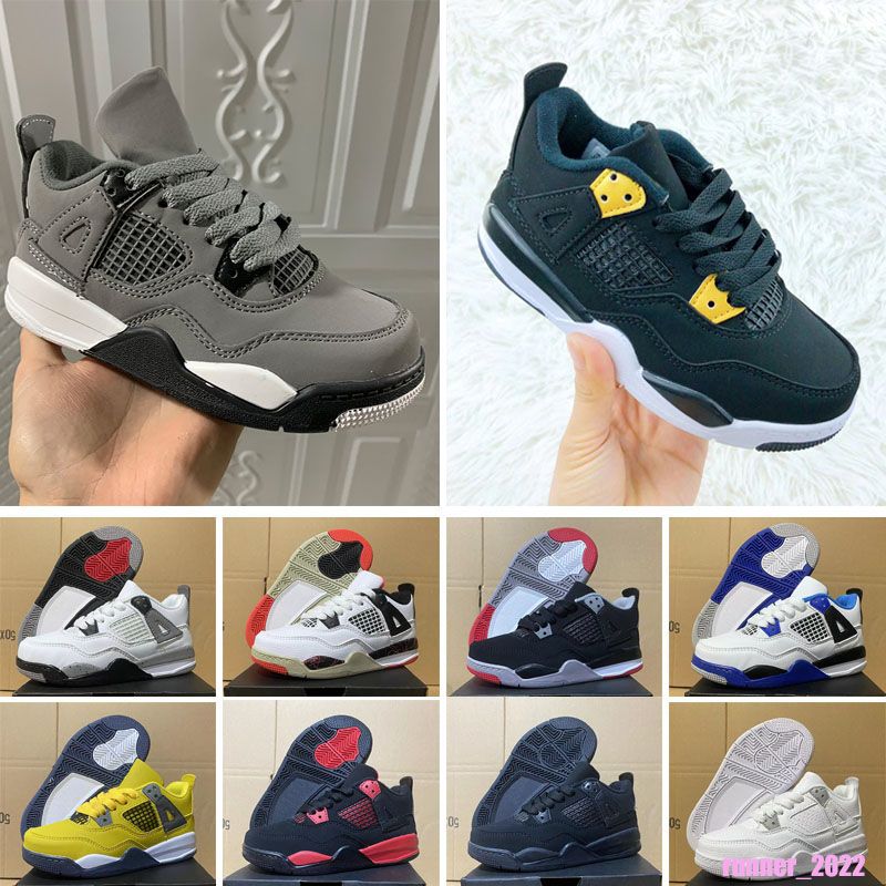 4 basketball shoes Boots for Kids women 4s Military Black Cat Sail Red Thunder White Oreo Cactus Jack Blue University Infrared Cool Grey mens sports sneakers, Color 6
4 basketball shoes Boots for Kids women 4s Military Black Cat Sail Red Thunder White Oreo Cactus Jack Blue University Infrared Cool Grey mens sports sneakers, Color 6