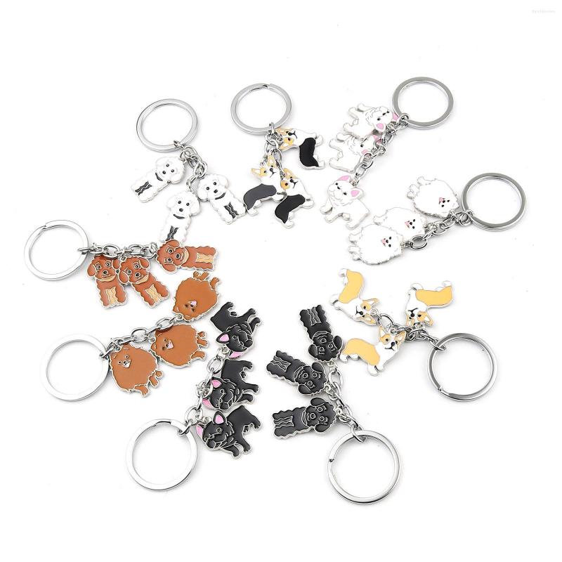Keychains Cute Dog Animal Enamel Charms Bulk Silver Color Keychain Backpack Women Girls Keyring Decoration Pendant Car Keys Jewelry 1PC
Keychains Cute Dog Animal Enamel Charms Bulk Silver Color Keychain Backpack Women Girls Keyring Decoration Pendant Car Keys Jewelry 1PC