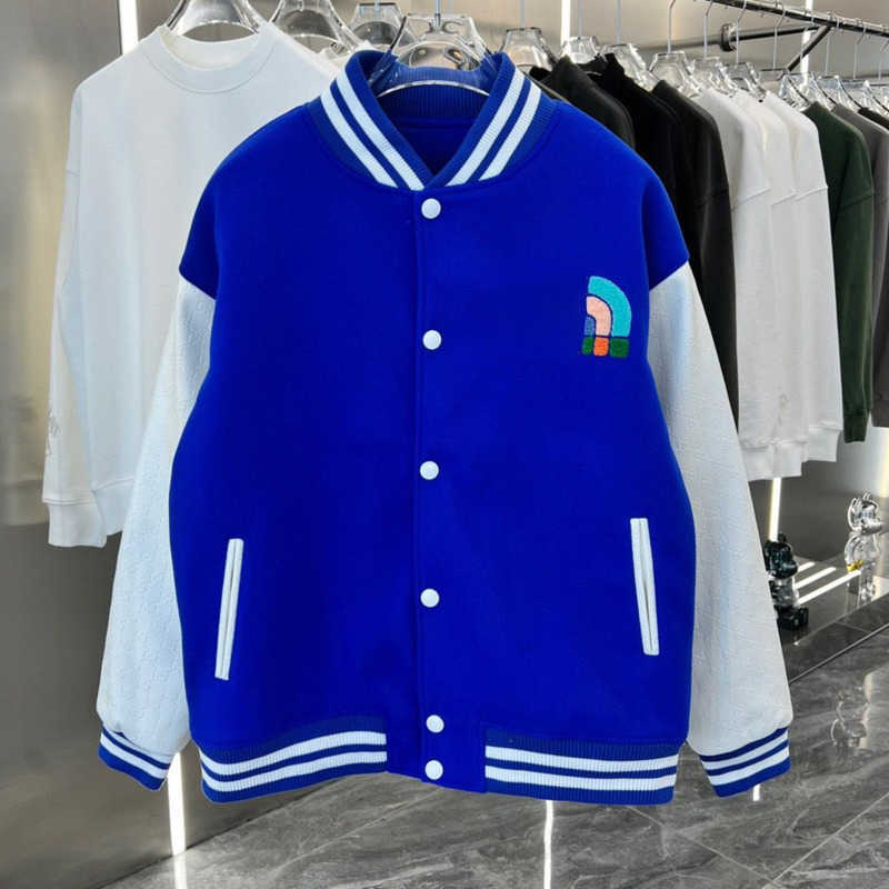 Higher version tn baseball jackets designer jacket embroidered letter splicing cardigan coat north mens womens button outdoor casual sportswear, Blue1-usa size
Higher version tn baseball jackets designer jacket embroidered letter splicing cardigan coat north mens womens button outdoor casual sportswear, Blue1-usa size