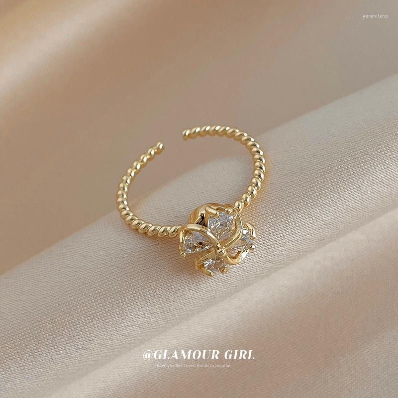 Cluster Rings Zircon Windmill Flower Opening Ring Fashion Temperament Design Sense All-match Net Celebrity Jewelry Women
Cluster Rings Zircon Windmill Flower Opening Ring Fashion Temperament Design Sense All-match Net Celebrity Jewelry Women