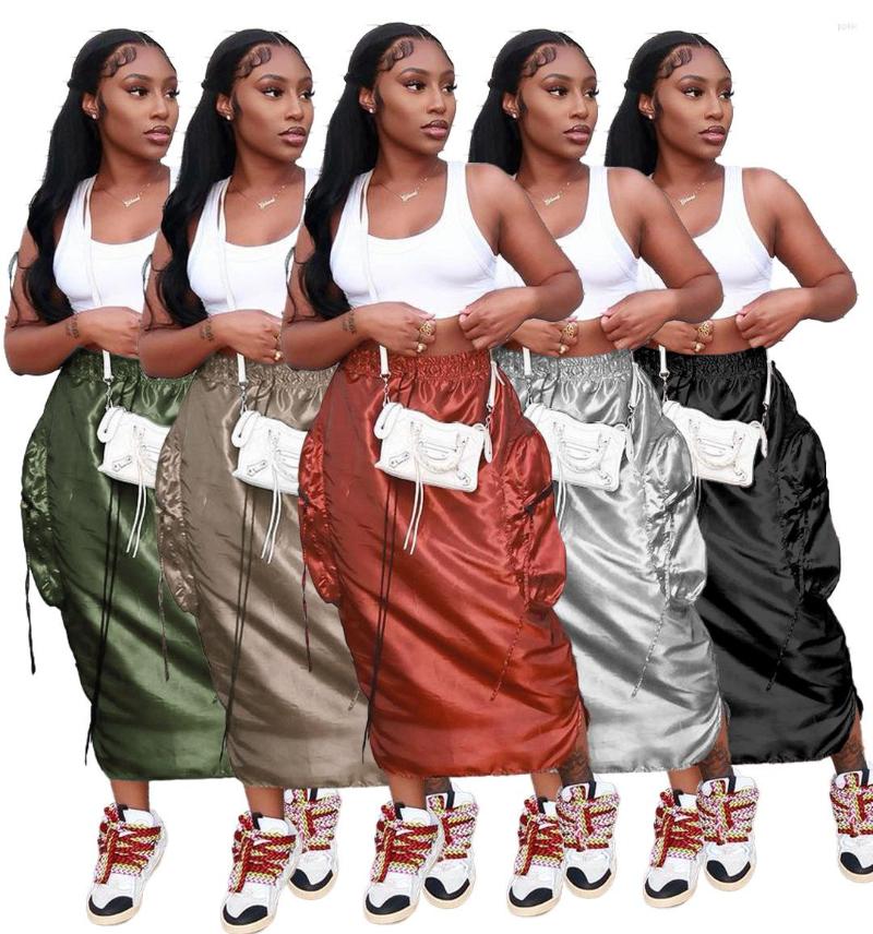 Skirts Summer Casual Baggy Loose Size Cargo Womens Big Pockets Streetwear Pencil High Waist Long Maxi Skirt, Brown
Skirts Summer Casual Baggy Loose Size Cargo Womens Big Pockets Streetwear Pencil High Waist Long Maxi Skirt, Brown