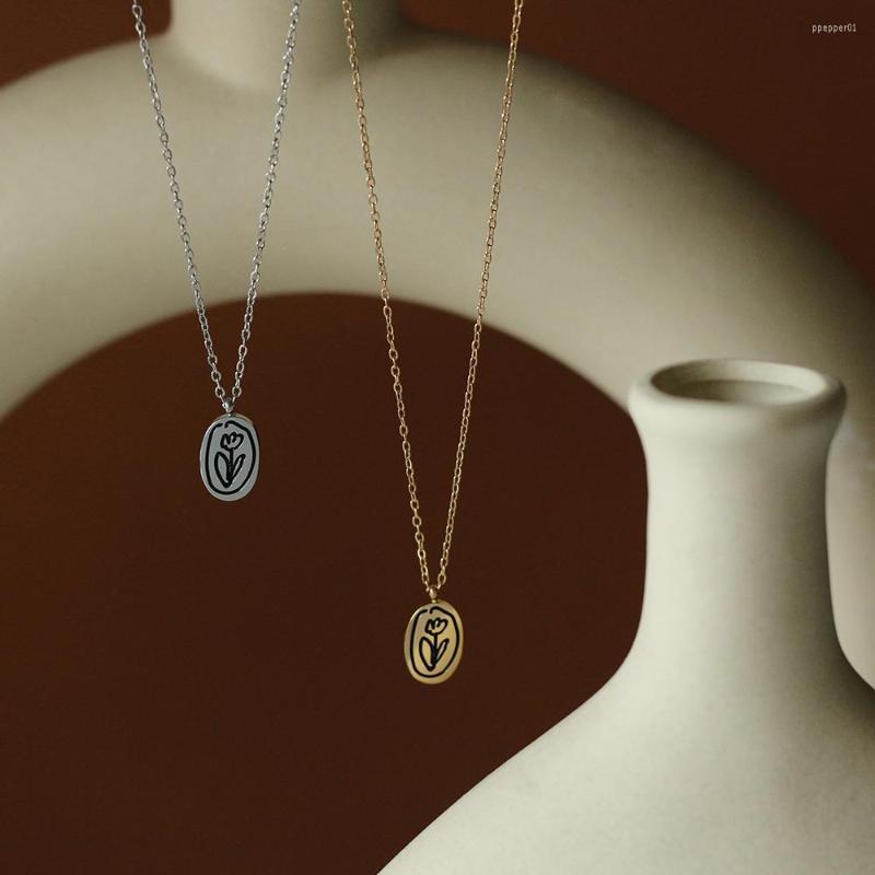 Pendant Necklaces MODAGIRL Birth Month Flower Tulip Necklace Laser Engraved Tiny Floral For Mom Mother's Day
Pendant Necklaces MODAGIRL Birth Month Flower Tulip Necklace Laser Engraved Tiny Floral For Mom Mother's Day