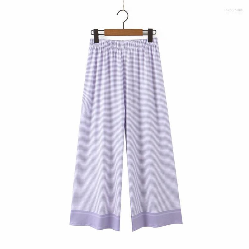 Women' Pants Women Summer Thin Plaid Trousers Wide Leg Loose Casual Trouser High Waist Long Fashion Sweatpants Large Size Women, Purple
Women' Pants Women Summer Thin Plaid Trousers Wide Leg Loose Casual Trouser High Waist Long Fashion Sweatpants Large Size Women, Purple