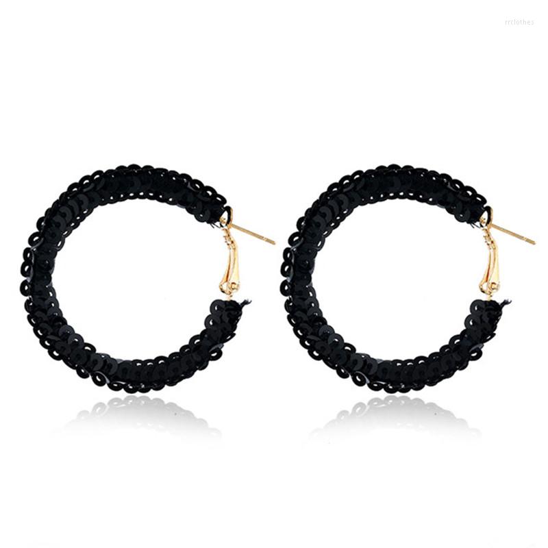 Hoop Earrings Fashion Exquisite Sequin For Women With Cutout Round Shape Design Female Kolczyki
Hoop Earrings Fashion Exquisite Sequin For Women With Cutout Round Shape Design Female Kolczyki