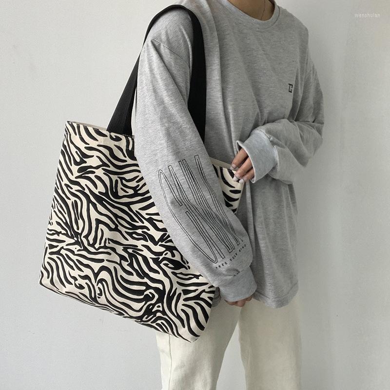 Evening Bags 2022 Zebra Pattern Women Canvas Shopping Bag Female Cloth Shoulder Student Casual Handbag Reusable Grocery Eco Totes, Black
Evening Bags 2022 Zebra Pattern Women Canvas Shopping Bag Female Cloth Shoulder Student Casual Handbag Reusable Grocery Eco Totes, Black