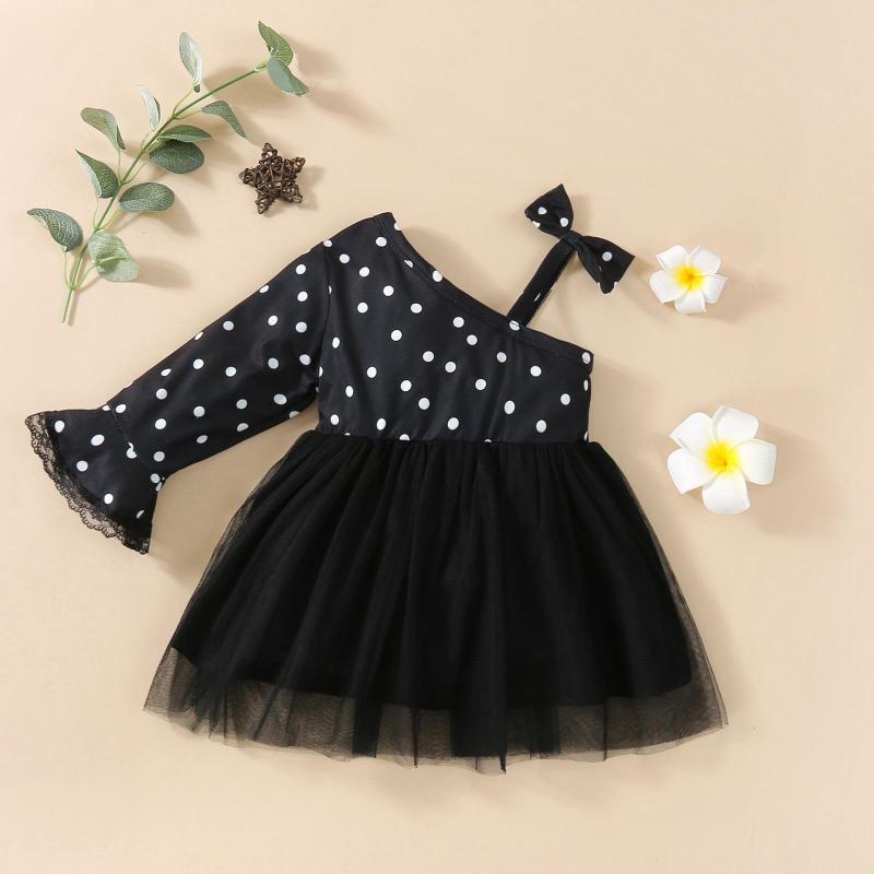 Girl Dresses Born Baby Princess Dress Long Sleeve Bow Dot Tulle Tutu Ball Gown Party Little Girls Clothes, Black
Girl Dresses Born Baby Princess Dress Long Sleeve Bow Dot Tulle Tutu Ball Gown Party Little Girls Clothes, Black