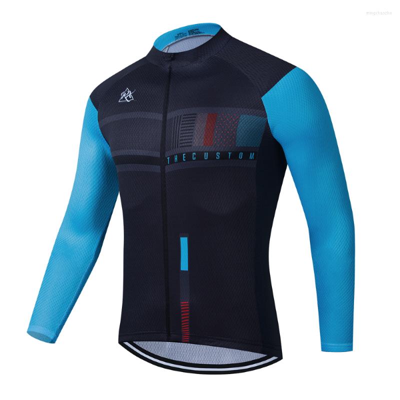 Racing Sets 2022 Spring Long Sleeves Cycling Jersey Man's Clothing Summer Anti-UV Bike MTB Road Breathable Bicycle Shirt, 11 
Racing Sets 2022 Spring Long Sleeves Cycling Jersey Man's Clothing Summer Anti-UV Bike MTB Road Breathable Bicycle Shirt, 11