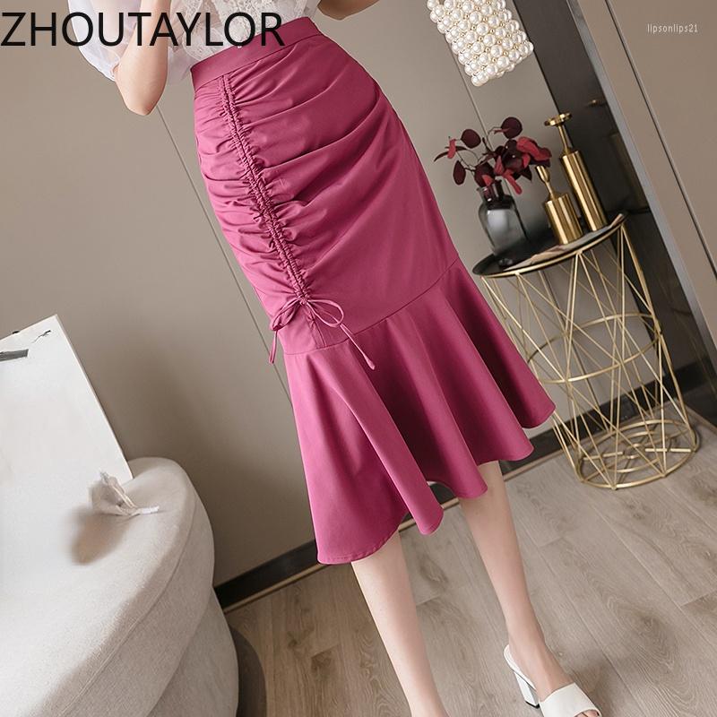 Skirts ZHOUTAYLOR Womens Sweet Office Lady Straight Drawstring Skirt Femme Summer Japanese Style High Waisted Jupe Female S1518, Black
Skirts ZHOUTAYLOR Womens Sweet Office Lady Straight Drawstring Skirt Femme Summer Japanese Style High Waisted Jupe Female S1518, Black