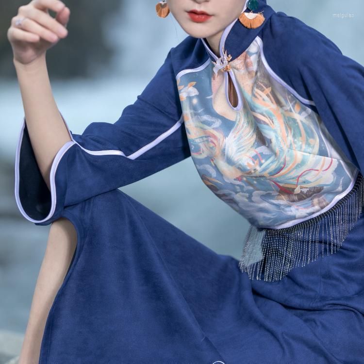 Ethnic Clothing Cheongsam Chinese Traditional Qipao Spring And Autumn Women's 2022 Improved Style Dress Clothes
Ethnic Clothing Cheongsam Chinese Traditional Qipao Spring And Autumn Women's 2022 Improved Style Dress Clothes
