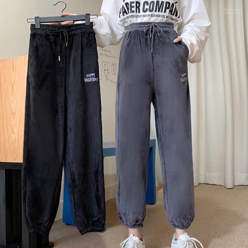 Women' Pants Winter Women Thicken Plus Velve Warm Casual Lady Wide Leg Loose High Waist Slacks Female Fashion Slim Harem Trousers, Black
Women' Pants Winter Women Thicken Plus Velve Warm Casual Lady Wide Leg Loose High Waist Slacks Female Fashion Slim Harem Trousers, Black