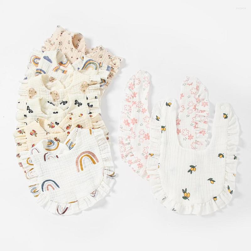 Hair Accessories Baby Cotton Bibs Ruffle Print Cherry Rainbow Saliva Towel Feeding Drool For Born Toddler Boys Girls Soft Burp Cloth Kid Bib
Hair Accessories Baby Cotton Bibs Ruffle Print Cherry Rainbow Saliva Towel Feeding Drool For Born Toddler Boys Girls Soft Burp Cloth Kid Bib