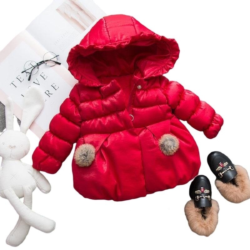 Rompers Baby girl midlength down cotton clothes winter fashion hooded children's 13 years old girls parka coat 221114, Red
Rompers Baby girl midlength down cotton clothes winter fashion hooded children's 13 years old girls parka coat 221114, Red