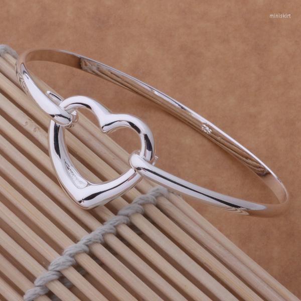 Bangle AB053 Lucky Silver Color Charm Bracelets For Women Fashion Jewelry Gorgeous Heart Bracelet /acqaitxa Ajcajaja
Bangle AB053 Lucky Silver Color Charm Bracelets For Women Fashion Jewelry Gorgeous Heart Bracelet /acqaitxa Ajcajaja