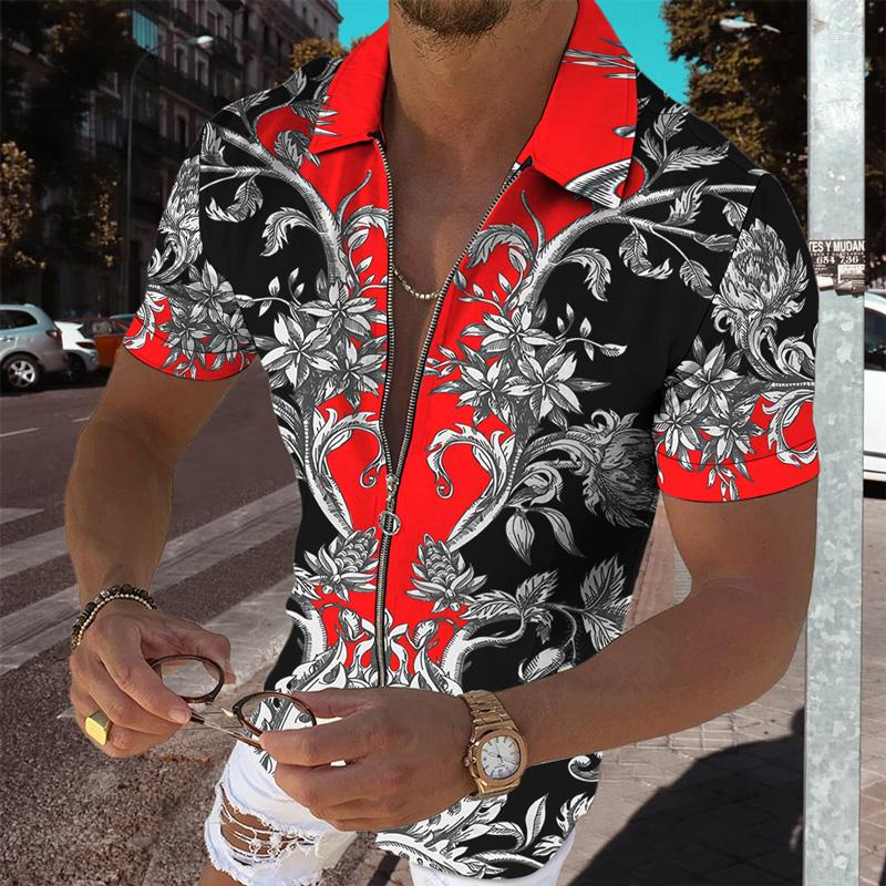 Men' T Shirts 2022 Summer Short-Sleeve Shirt 3D Print Floral Fashion Male Casual Cardigan Zipper Lapel Short Sleeve Tops -6XL, Ttb1-13
Men' T Shirts 2022 Summer Short-Sleeve Shirt 3D Print Floral Fashion Male Casual Cardigan Zipper Lapel Short Sleeve Tops -6XL, Ttb1-13