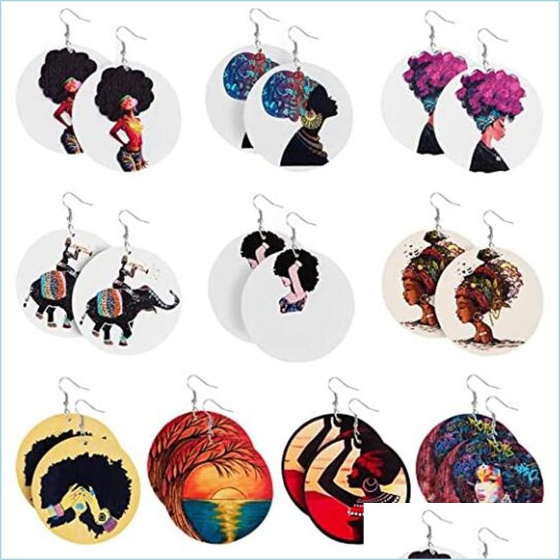 Charm African Wooden Earrings Ins Handmade Ethnic Africa Pattern Print Wood Drop Queen Girls Jewelry Hoop Delivery Dhsc6
Charm African Wooden Earrings Ins Handmade Ethnic Africa Pattern Print Wood Drop Queen Girls Jewelry Hoop Delivery Dhsc6