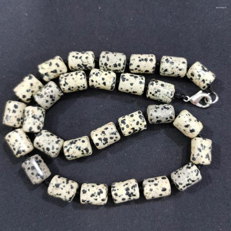 Chains Natural Spot Cylinder Beads Wholesale 10x14mm Stone Tube Necklace Fashion 1pc For Jewelry Making
Chains Natural Spot Cylinder Beads Wholesale 10x14mm Stone Tube Necklace Fashion 1pc For Jewelry Making