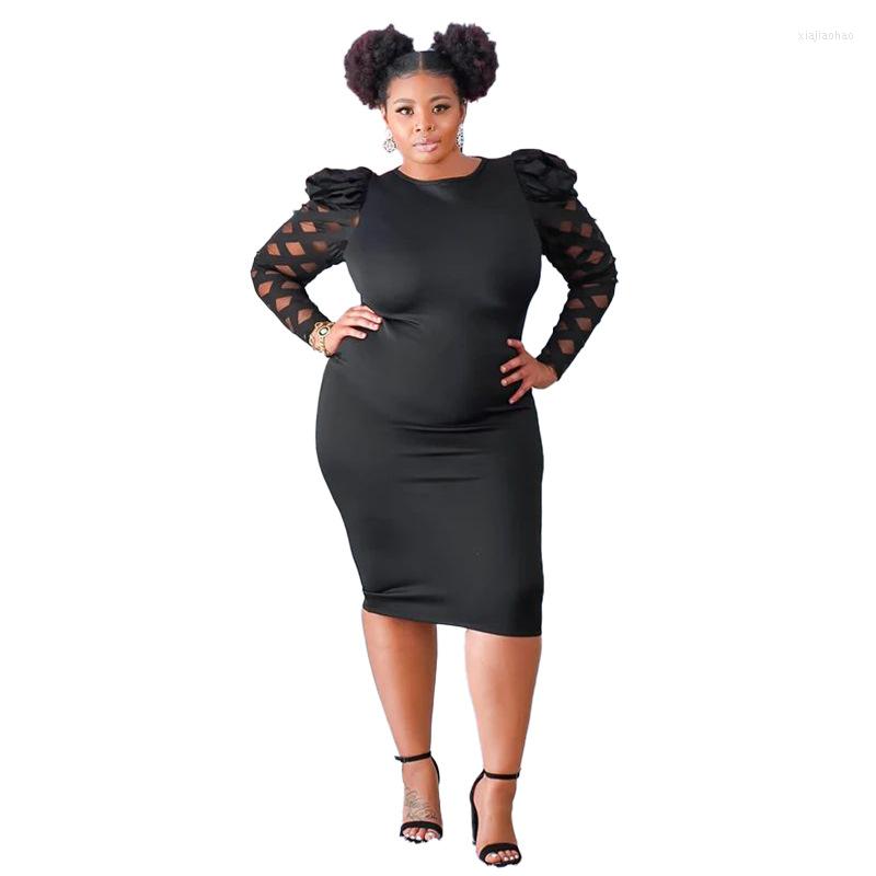 Plus Size Dresses Women Clothing Autumn Party Round Neck Hit The Net Hollow Long Sleeve Slim Elegant For 2022, Black
Plus Size Dresses Women Clothing Autumn Party Round Neck Hit The Net Hollow Long Sleeve Slim Elegant For 2022, Black