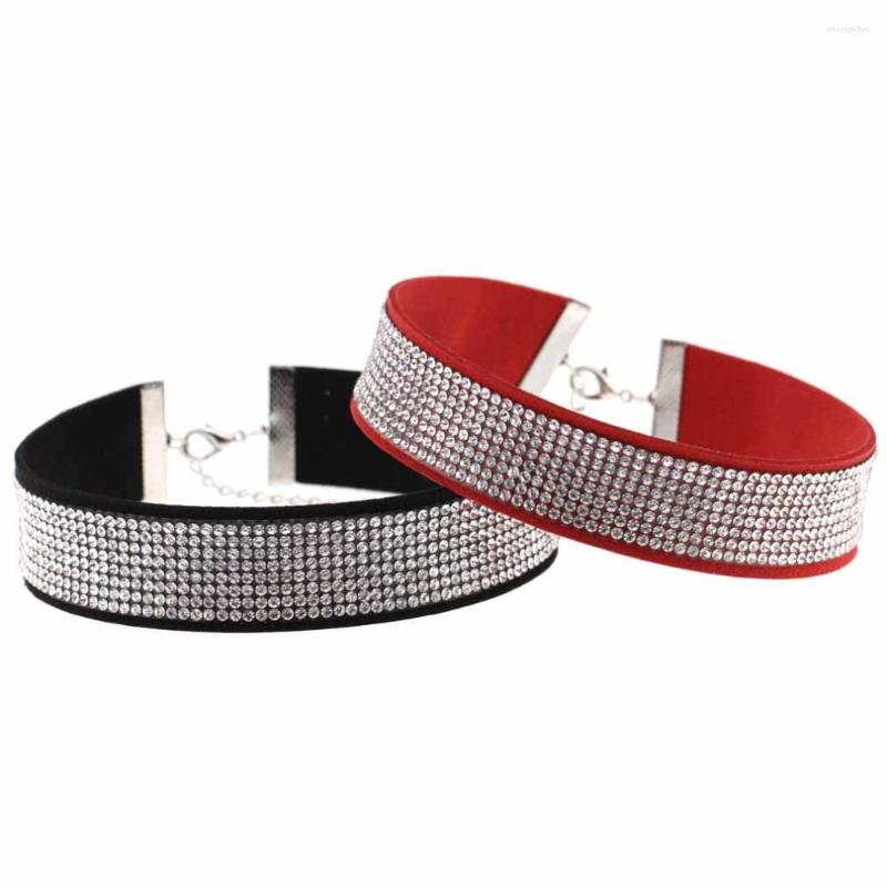 Choker Hippie Chic Black Red Multi Colors Soft Flannel Ban Pave Shine Rhinestone Adjustable Wide Necklaces For Women Collier
Choker Hippie Chic Black Red Multi Colors Soft Flannel Ban Pave Shine Rhinestone Adjustable Wide Necklaces For Women Collier