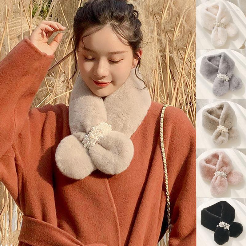 Scarves Winter Warm Thicken Scarfs For Women Soft Faux Fur Cross Pearl Elegant Comfortable False Collar Scarf Shawl
Scarves Winter Warm Thicken Scarfs For Women Soft Faux Fur Cross Pearl Elegant Comfortable False Collar Scarf Shawl