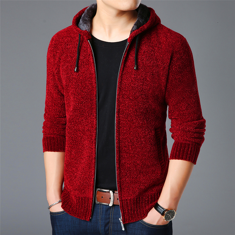 Men's Sweaters DIMI Warm Winter Korean Style Casual Clothing Men Fashion Brand Sweaters Men Cardigan Hooded Slim Fit Jumpers Knitting Thick 221114, Red
Men's Sweaters DIMI Warm Winter Korean Style Casual Clothing Men Fashion Brand Sweaters Men Cardigan Hooded Slim Fit Jumpers Knitting Thick 221114, Red