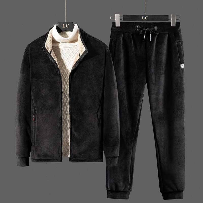 Men's Tracksuits Men's Tracksuits Thick Sets Winter Fleece Suit Zipper Hooded Sweatshirt Sportswear Set Male Casual Solid Color Sporting Suits 221114, Gray zhitong
Men's Tracksuits Men's Tracksuits Thick Sets Winter Fleece Suit Zipper Hooded Sweatshirt Sportswear Set Male Casual Solid Color Sporting Suits 221114, Gray zhitong
