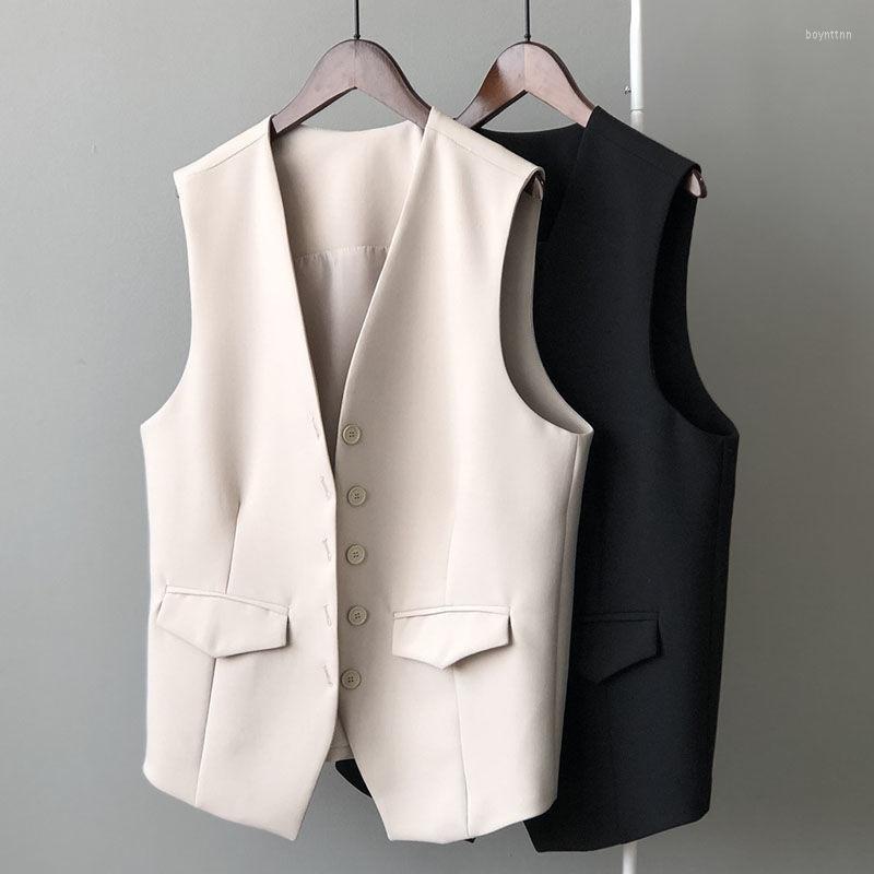 Women' Vests Women' Blazer Spring Autumn 2022 British Style Casual Suit Vest Jacket Femme Sleeveless Waistcoat Jackets Ladies, Black
Women' Vests Women' Blazer Spring Autumn 2022 British Style Casual Suit Vest Jacket Femme Sleeveless Waistcoat Jackets Ladies, Black