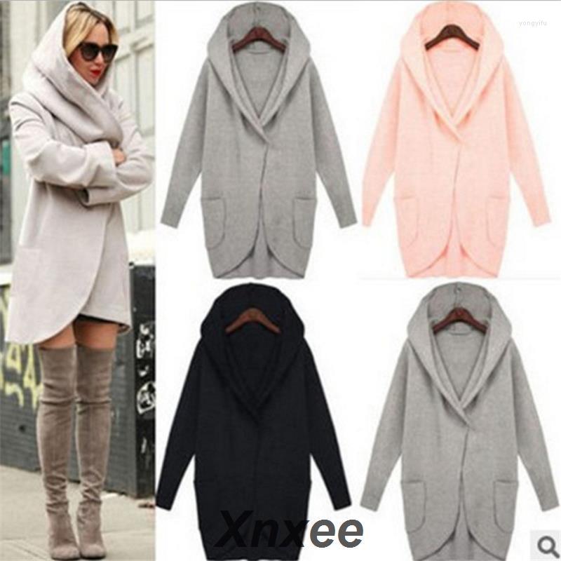 Women' Trench Coats Fall Winter Coat Women Pocket Long Sleeve Hooded Overcoat Cotton Blend Cardigans Xnxee, Black
Women' Trench Coats Fall Winter Coat Women Pocket Long Sleeve Hooded Overcoat Cotton Blend Cardigans Xnxee, Black