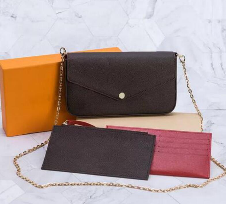 Top Quality Designer 3pcs set Women Shoulder Bag Messenger Bag gold Chain Strap Cross Body bags fashion Ladies Flap Purse Clutch Bags Totes and Dust bag, Brown flowers
Top Quality Designer 3pcs set Women Shoulder Bag Messenger Bag gold Chain Strap Cross Body bags fashion Ladies Flap Purse Clutch Bags Totes and Dust bag, Brown flowers