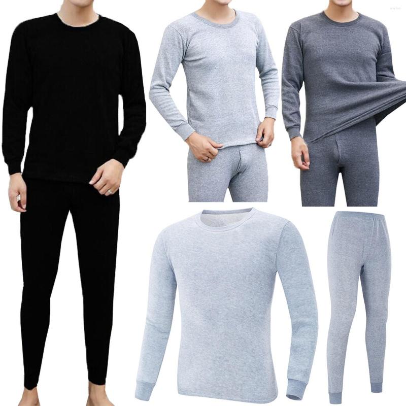 Men's Sleepwear Men Winter Pajama Sets Thermal Suit Circular Collar Pure Color Cashmere Underwear Set Leisure Autumn Warm Pajamas, Black
Men's Sleepwear Men Winter Pajama Sets Thermal Suit Circular Collar Pure Color Cashmere Underwear Set Leisure Autumn Warm Pajamas, Black