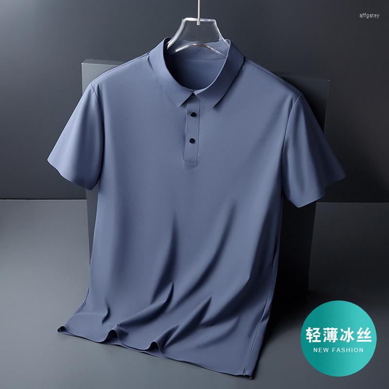 Men's Polos Ice Silk Seamless Polo Shirt Middle-Aged And Elderly Thin Quick-Drying Short-Sleeved T-shirt Collar Solid Color Top Summer, 1197 light gray
Men's Polos Ice Silk Seamless Polo Shirt Middle-Aged And Elderly Thin Quick-Drying Short-Sleeved T-shirt Collar Solid Color Top Summer, 1197 light gray