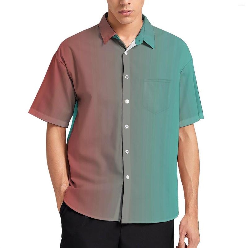 Men's Casual Shirts Two Tone Art Summer Shirt Red And Blue Male Trendy Blouses Short-Sleeve, Style-1
Men's Casual Shirts Two Tone Art Summer Shirt Red And Blue Male Trendy Blouses Short-Sleeve, Style-1