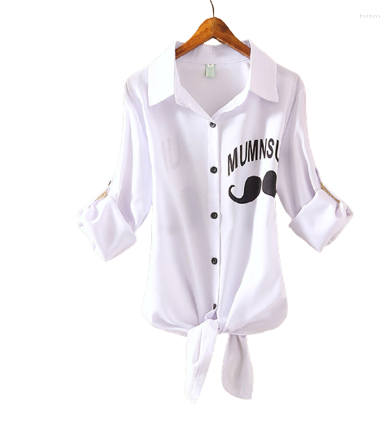 Women' Blouses Korean Moustache Letter Print Bandage White Shirt 2022 Autumn Women Lapel Sleeve BuBlouse Casual Street Plus Size Ladies, Xq003725 letter
Women' Blouses Korean Moustache Letter Print Bandage White Shirt 2022 Autumn Women Lapel Sleeve BuBlouse Casual Street Plus Size Ladies, Xq003725 letter