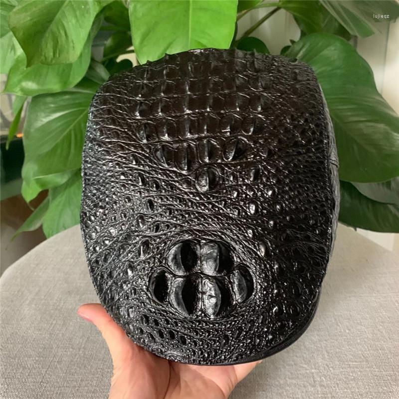 Berets Authentic Real True Crocodile Leather Gentlemen Sboy Cap Genuine Alligator Skin Autumn Winter Male Vintage Beret Hat Flatcap, Black
Berets Authentic Real True Crocodile Leather Gentlemen Sboy Cap Genuine Alligator Skin Autumn Winter Male Vintage Beret Hat Flatcap, Black