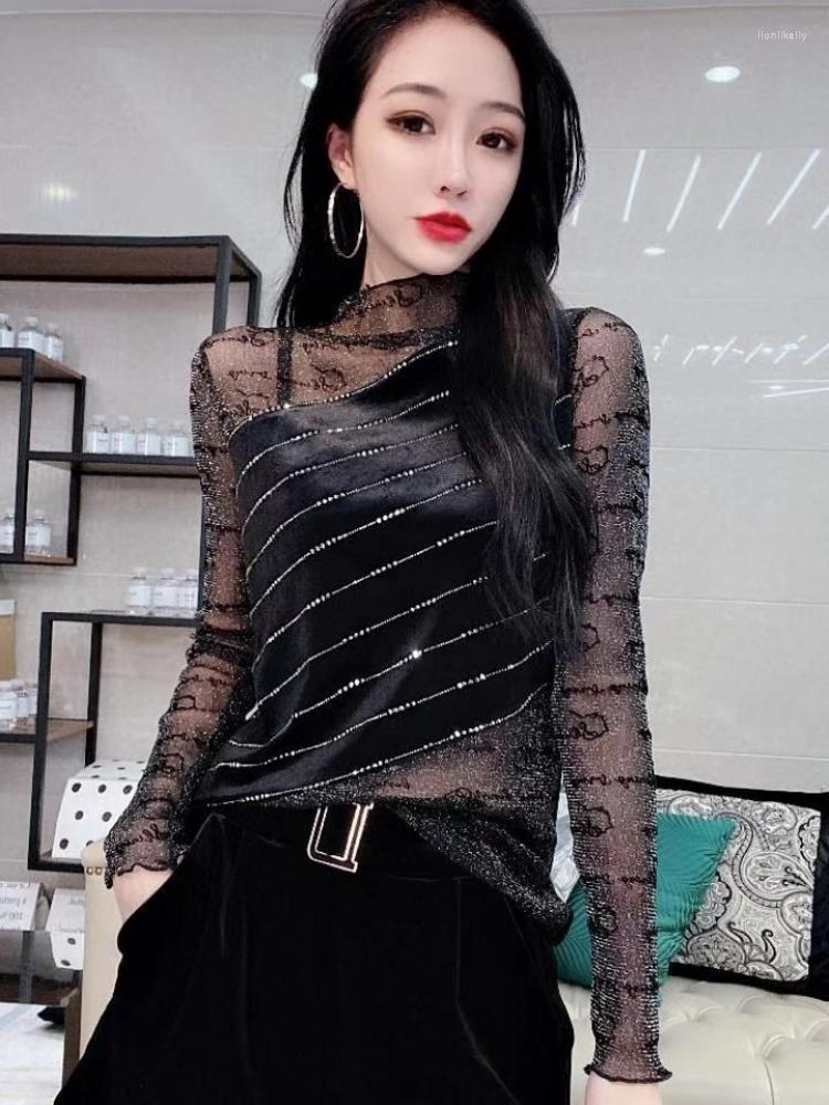 Women's T Shirts 2022 Woman T-shirts Autumn Winter Half Turtleneck Long-Sleeved T-shirt Top For Women Tops Mujer T386, Black
Women's T Shirts 2022 Woman T-shirts Autumn Winter Half Turtleneck Long-Sleeved T-shirt Top For Women Tops Mujer T386, Black