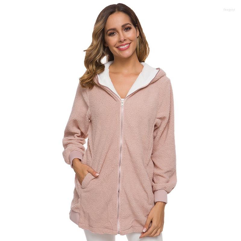 Women' Fur Autumn Winter 2022 Coat Faux Hoodie Brown Blue Ladies Fluffy Jackets Plus Size Cardigan Long Sleeve Hooded
Women' Fur Autumn Winter 2022 Coat Faux Hoodie Brown Blue Ladies Fluffy Jackets Plus Size Cardigan Long Sleeve Hooded