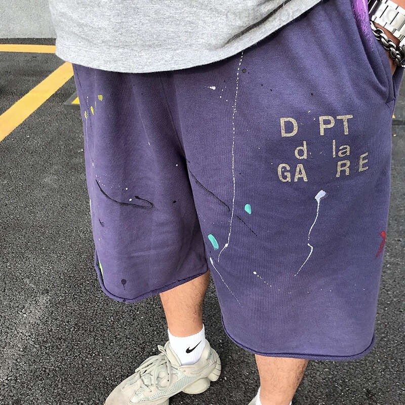 Men' Shorts Men' Shorts Designer Galleryes Short Dept Painting Splash Print Fog High Street Casual Sports Drawstring for Men and Women, Purple
Men' Shorts Men' Shorts Designer Galleryes Short Dept Painting Splash Print Fog High Street Casual Sports Drawstring for Men and Women, Purple