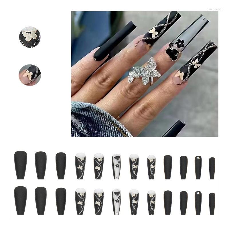 False Nails Plastic For Acrylic Coffin Wearing Nail Diamond Long Ballet Mysterious Butterfly Finished
False Nails Plastic For Acrylic Coffin Wearing Nail Diamond Long Ballet Mysterious Butterfly Finished