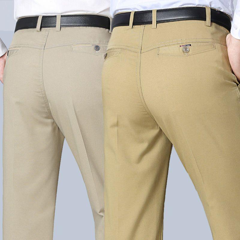 Men's Pants Summer Thin Men's Cotton Autumn Thick Trousers Fashion Brand Cargo Smart Casual Solid Khaki Gray Suit Pant YYQWSJ, Beige-thin
Men's Pants Summer Thin Men's Cotton Autumn Thick Trousers Fashion Brand Cargo Smart Casual Solid Khaki Gray Suit Pant YYQWSJ, Beige-thin