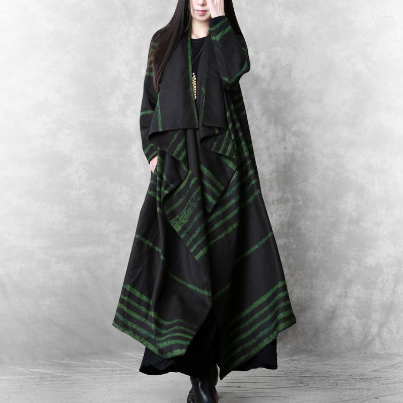 Women's Trench Coats Windbreaker Spring Autumn Coat Casual Women Clothing 2022 Vintage Print Irregular Cardigan Long D825, Green
Women's Trench Coats Windbreaker Spring Autumn Coat Casual Women Clothing 2022 Vintage Print Irregular Cardigan Long D825, Green