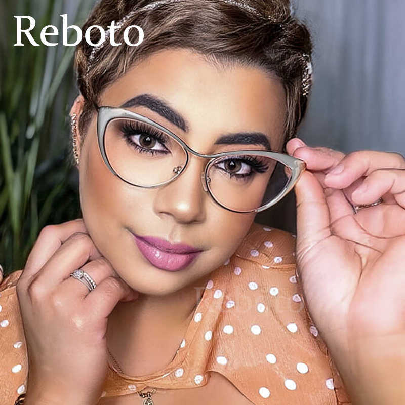 Sunglasses Frames Female Transparent Glasses Fashion Designer Metal Computer Eyeglasses Frame Ladies Retro Optical Glasses Frames For Women T2201114
Sunglasses Frames Female Transparent Glasses Fashion Designer Metal Computer Eyeglasses Frame Ladies Retro Optical Glasses Frames For Women T2201114