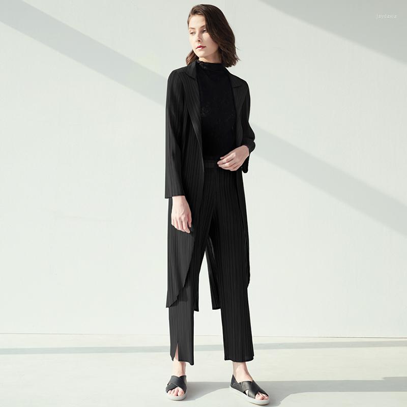 Women's Two Piece Pants Miyake Pleated Womens Peice Sets Fall 2022 Winter Women Casual Suit Korean Fashion Jacket Set Loose Long Blazer, Photo color
Women's Two Piece Pants Miyake Pleated Womens Peice Sets Fall 2022 Winter Women Casual Suit Korean Fashion Jacket Set Loose Long Blazer, Photo color