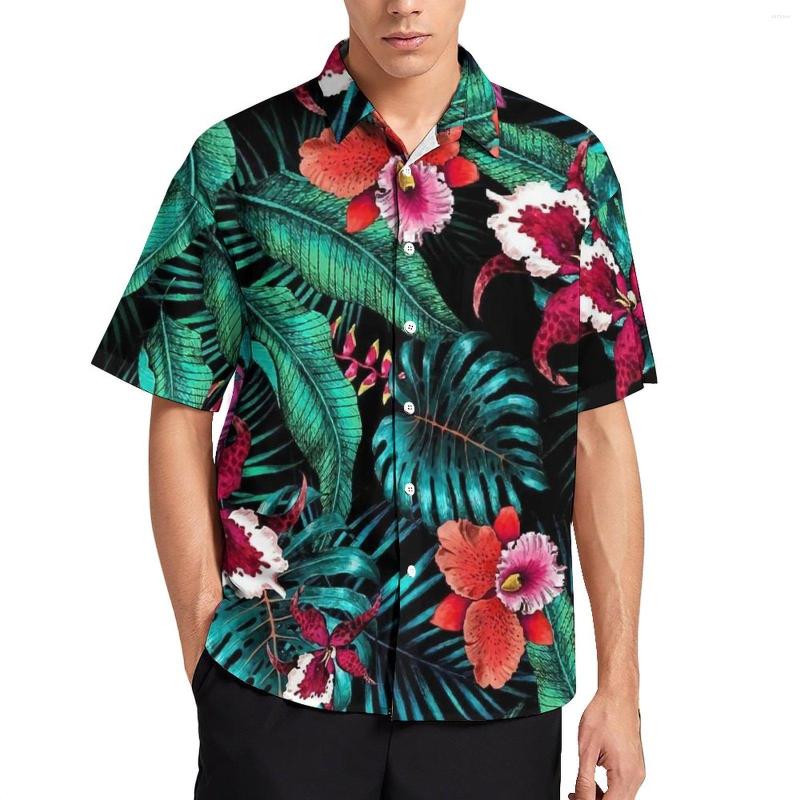 Men's Casual Shirts Palm Leaves Green Hawaiian Shirt Floral Print Mens Trendy Blouses Summer Short-Sleeve, Style-17
Men's Casual Shirts Palm Leaves Green Hawaiian Shirt Floral Print Mens Trendy Blouses Summer Short-Sleeve, Style-17