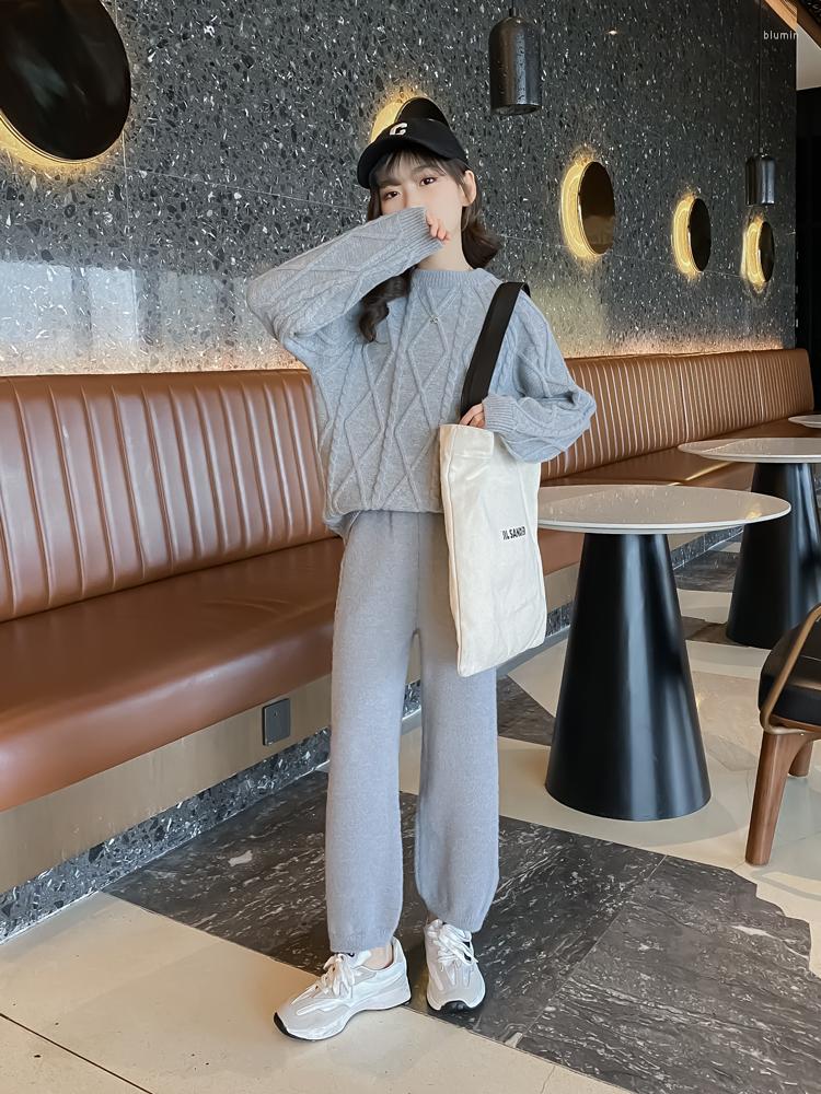 Clothing Sets 2022 Spring Autumn Teenage Children Clothes Sweater Wide Leg Pants Costume For Girls Knitted Set Kids Casual Suit A28, Khaki
Clothing Sets 2022 Spring Autumn Teenage Children Clothes Sweater Wide Leg Pants Costume For Girls Knitted Set Kids Casual Suit A28, Khaki